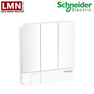 Mặt cho 3 công tắc có móc treo khoá Schneider E8333KH_WE_G19