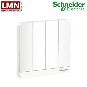 Mặt cho 4 công tắc Schneider E8334_WE