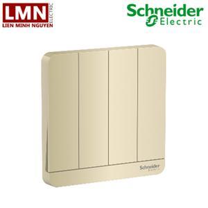 Mặt cho 4 công tắc Schneider E8334_WG_G19