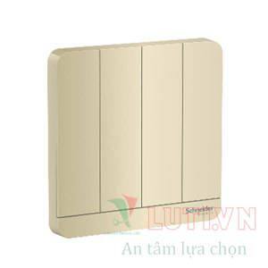 Mặt cho 4 công tắc Schneider E8334_WG_G19