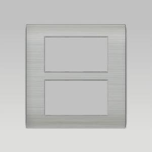 Mặt cho 6 thiết bị, size S, nhôm vân xước DoBo – A66-88623