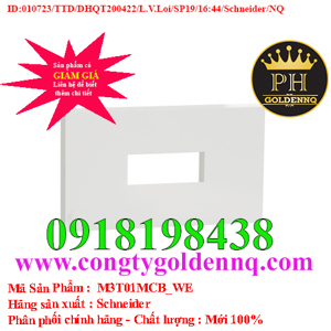 Mặt cho MCB 1 cực Schneider M3T01MCB_WE