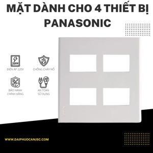 Mặt dùng cho 4 thiết bị WEV68040SW