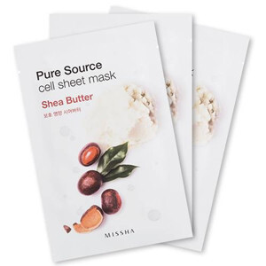 Mặt Nạ Bơ Hạt Mỡ Missha Pure Source Cell Sheet Mask Shea Butter