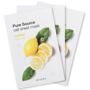 Mặt nạ chanh Missha Pure Source Cell Lemon Sheet Mask 21g