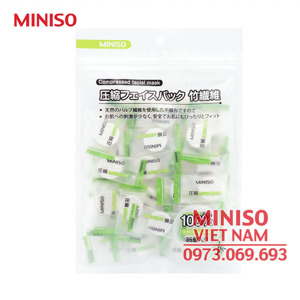 Mặt nạ dạng nén Miniso Mask 100 viên