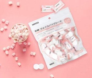 Mặt nạ dạng nén Miniso Mask 100 viên