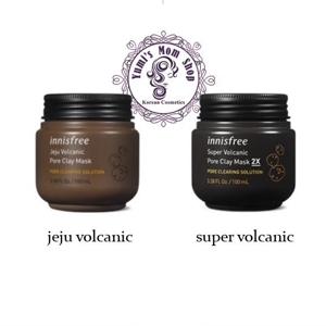 Mặt nạ đất sét Innisfree Super Volcanic Pore Clay Mask 2X - 100ml