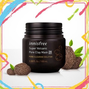 Mặt nạ đất sét Innisfree Super Volcanic Pore Clay Mask 2X - 100ml