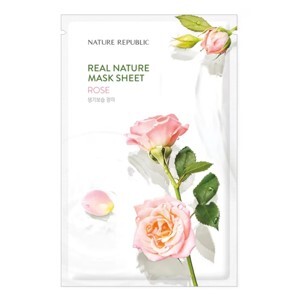 Mặt nạ dưỡng da chiết xuất hoa hồng Nature Republic Real Nature Rose Mask Sheet