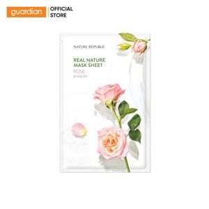 Mặt nạ dưỡng da chiết xuất hoa hồng Nature Republic Real Nature Rose Mask Sheet