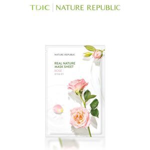 Mặt nạ dưỡng da chiết xuất hoa hồng Nature Republic Real Nature Rose Mask Sheet