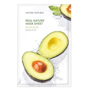 Mặt nạ dưỡng da chiết xuất quả bơ Nature Republic Real Nature Avocado Mask Sheet