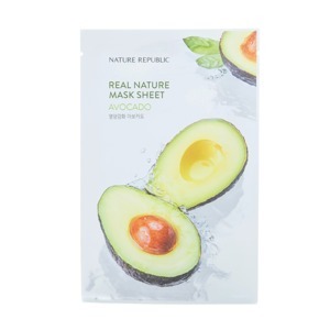 Mặt nạ dưỡng da chiết xuất quả bơ Nature Republic Real Nature Avocado Mask Sheet