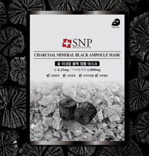 Mặt nạ dưỡng da SNP Charcoal Mineral Black Ampoule Mask 25ml