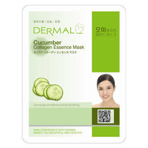 Mặt nạ dưỡng da tinh chất dưa leo Dermal Cucumber Collagen Essence Mask 23g