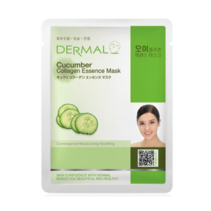 Mặt nạ dưỡng da tinh chất dưa leo Dermal Cucumber Collagen Essence Mask 23g