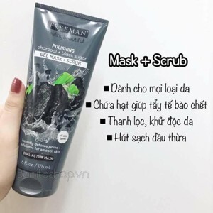 Mặt Nạ Freeman Than hoạt tính và đường đen Freeman Feelings Charcoal & Black Sugar - 175ml