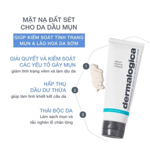 Mặt nạ giảm nhờn và trị mụn Dermalogica Sebum Clearing Masque