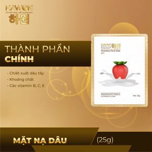 Mặt nạ giấy trái cây Dâu-25g