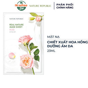 Mặt nạ hoa hồng Nature Republic Real Nature Rose Mask Sheet 23ml