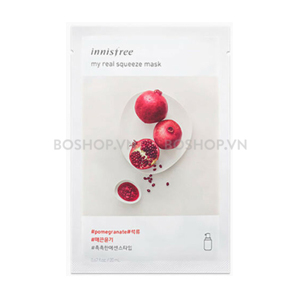 Mặt nạ hột lựu Innisfree It's real squeeze mask Pomegranate