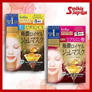 Mặt nạ Kose Cosmeport Clear turn White Mask Collagen