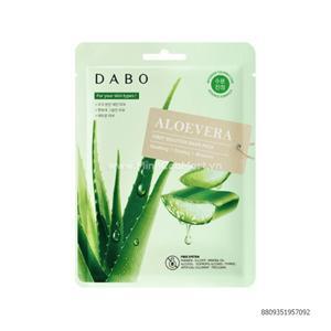 Mặt nạ lô hội Dabo Aloe Vera First Solution Mask Pack 10 miếng