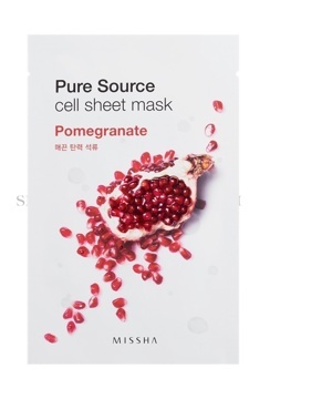 Mặt nạ Missha Pure Source Cell Sheet Mask Pomegranate