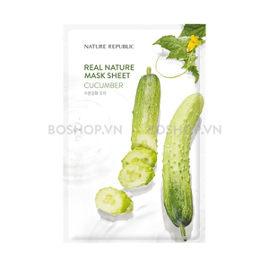 Mặt nạ Nature Republic Real Nature Cucumber Mask Sheet 23ml