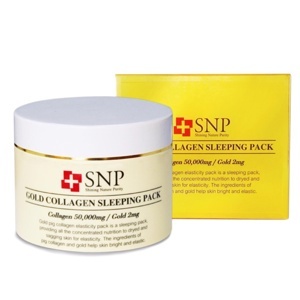 Mặt nạ ngủ SNP Gold Collagen Sleeping Pack 100g