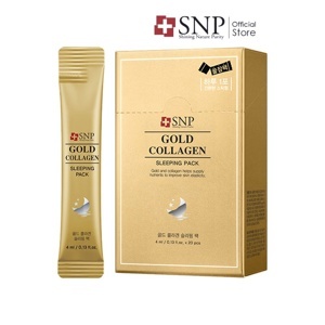 Mặt nạ ngủ SNP vàng Gold Collagen Sleeping Pack