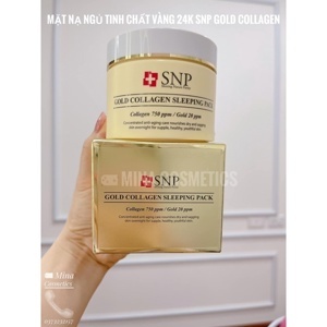 Mặt nạ ngủ SNP vàng Gold Collagen Sleeping Pack