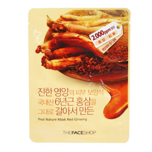 Mặt nạ nhân sâm Real Nature Mask Red Ginseng