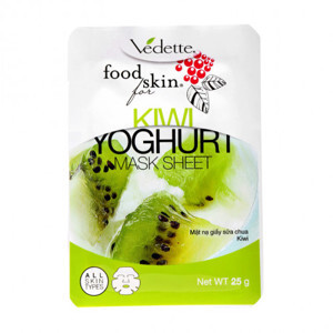 Mặt nạ sữa chua kiwi Vedette Kiwi Yoghurt Mask Sheet