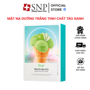 Mặt nạ tinh chất bưởi đông lạnh SNP Fruits Gelato Brightening Mask 25ml