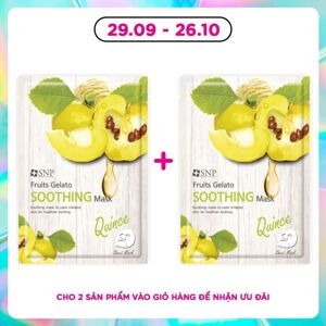 Mặt nạ tinh chất lê xay đông lạnh SNP Fruits Gelato Soothing Mask 25ml