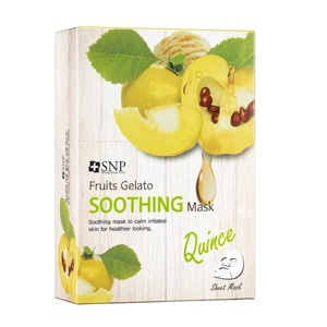 Mặt nạ tinh chất lê xay đông lạnh SNP Fruits Gelato Soothing Mask 25ml