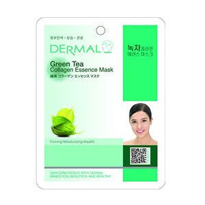 Mặt nạ trà xanh Dermal Green Tea Collagen Essence Mask