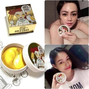 Mặt nạ trị thâm vùng mắt Dewy tree Prime Gold Snail Eye Patch