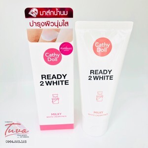 Mặt nạ ủ trắng da tức thì Cathy Doll Ready 2 White Milky White Cream Pack 100ml