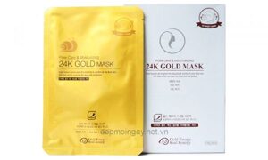 Mặt nạ vàng 24K Gold Mask Pore Care Moisturizing (10 miếng)