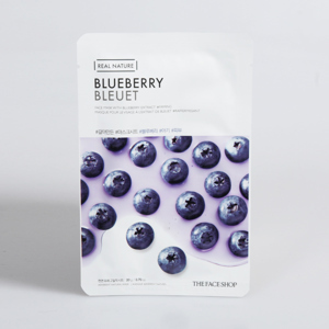 Mặt nạ việt quất Real Nature Mask Blueberry