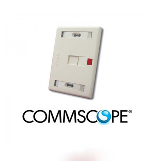 Mặt ổ cắm 1 cổng Commscope 272368-1