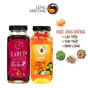 Mật ong cao thảo dược Honimore Lady hũ 310g