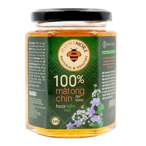 Mật ong chín hoa miền núi Honimore chai 630g