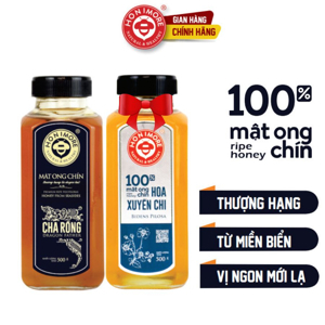 Mật ong chín Honimore Cha Rồng chai 500g