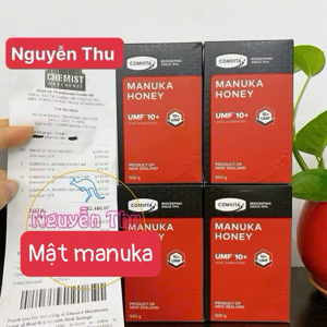 Mật ong Comvita Manuka Honey Newzealand UMF 10+ - hộp 250g