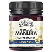 Mật ong Manuka Úc Barnes Naturals Australian Manuka Honey 500g MGO 550+