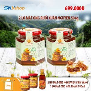 Mật ong ruồi Xuân Nguyên hũ 504g